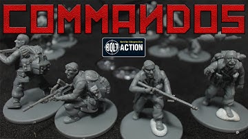 Bolt Action Plastic British Commandos