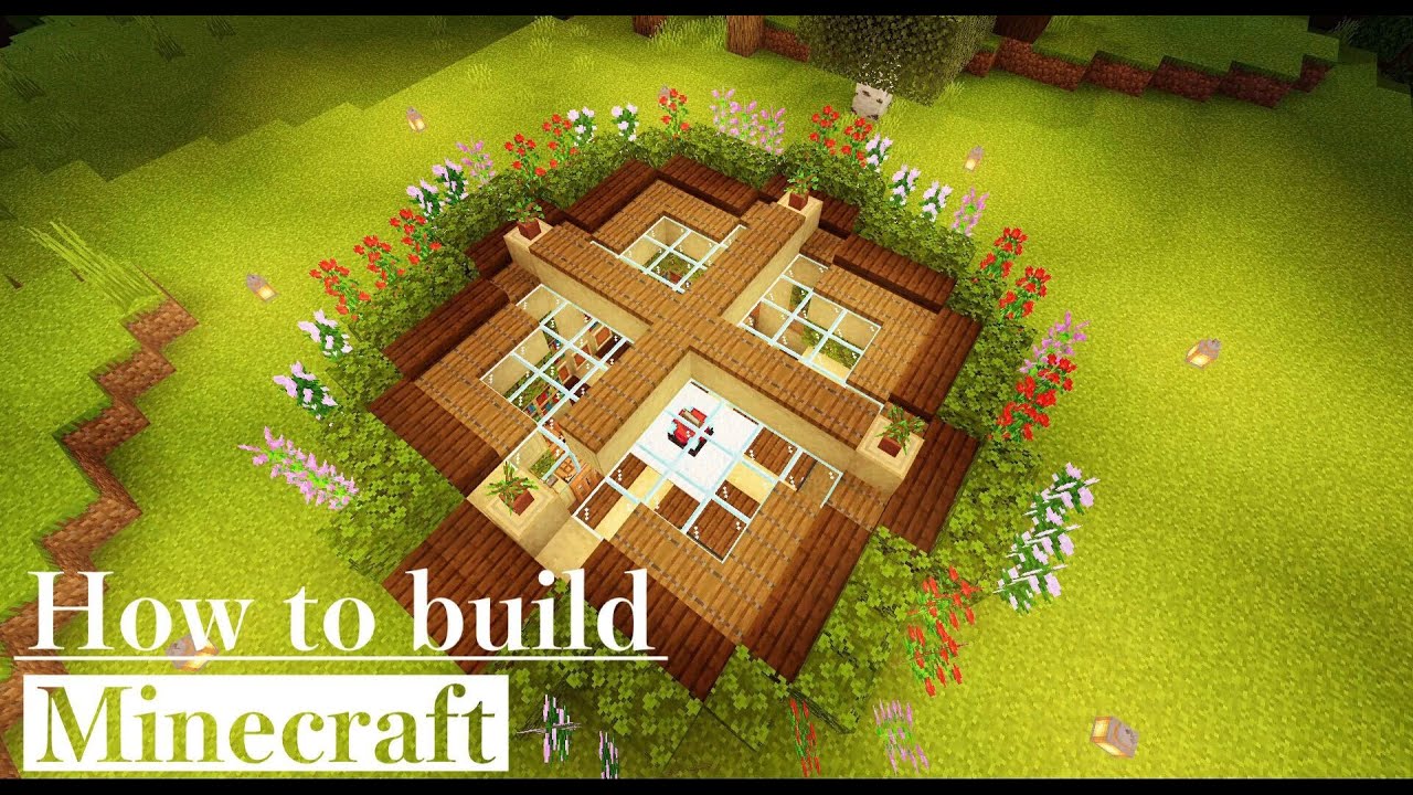 マイクラ建築 サバイバルベースの初心者向けの拠点 地面の中の家の作り方 Minecraft で地面の中の家を作ってみる Youtube