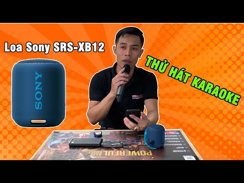 Loa Bluetooth Hát Karaoke Mini - Thử Thách Loa Sony SRS-XB12 Hát Karaoke Trên Chiếc Loa Mini Giá 1,3Tr!