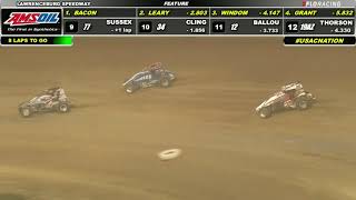 USAC NATIONAL SPRINT CARS LAWRENCEBURG 4/3/21