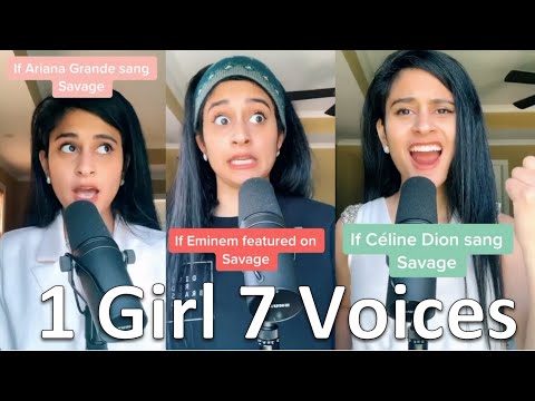 What if Eminem, Ariana Grande, Billie Eilish, and Céline Dion Sang Savage - TikTok Compilation