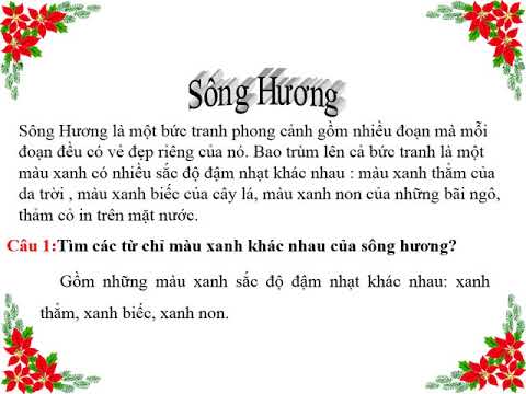 Video Bài giảng Tiếng việt lớp 2 - Tuần 26 - Bài 26C: Sông Hương