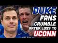 Duke Fans CRASH OUT After Heartbreaking Buzzer-Beater Loss to UConn | March Madness Elite Eight