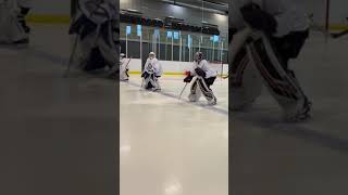 Goalie Skating Drills - Pivot To T-Push 