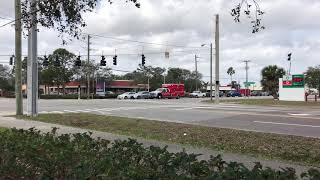 Brevard County Fire Rescue - Rescue 80 responding