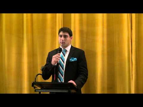 Yossi Rosenberg Bar Mitzvah ()Brother Josh Rosenberg Speech