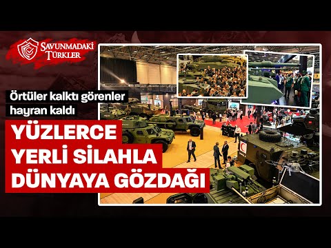 Türkiye'den yüzlerce silahla dünyaya gözdağı: Örtüler kalktı görenler hayran kaldı