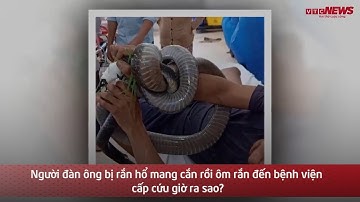 Người đàn ông ôm rắn đến bệnh viện cấp cứu có qua khỏi?
