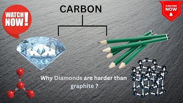 Why Are Diamonds Harder Than Pencil Graphite, Even Though Both Are Carbon? |StellarScience Knowledge