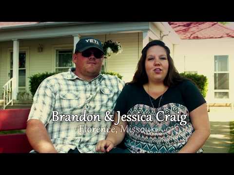 Young, beginning farmers, the Craig's, used USDA & FCS Financial to achieve goal of farm life.