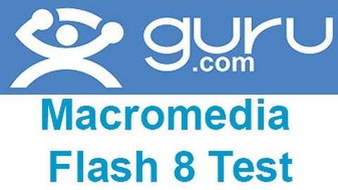 Guru Macromedia Flash 8 Exam Answers