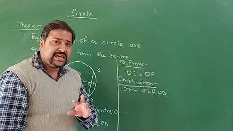 Class 9 NCERT Circle Theorem 10.6 & Theorem 10.7 Proof
