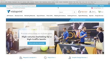 Vistaprint Postcard How to Order Video