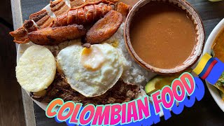 MUST-EAT COLOMBIAN Dishes at Mi Tierra Colombia! Bandeja Paisa & Sobrebarriga Salsa Criolla screenshot 1
