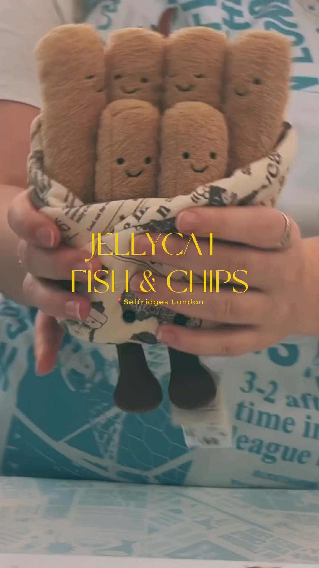 ロンドンで絶対やるべき！限定Jellycat体験✨🐟🍟フィッシュ&チップス