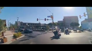 a police escort to The Formula One race at COTA in Austin Texas