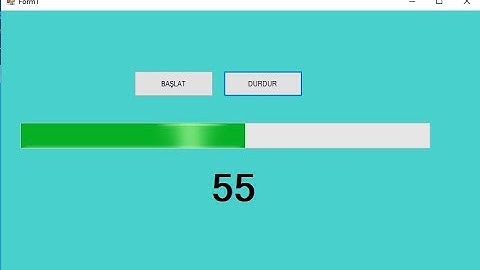C# Timer Kullanımı