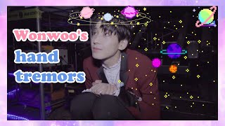 [SEVENTEEN] Wonwoo's hand tremors