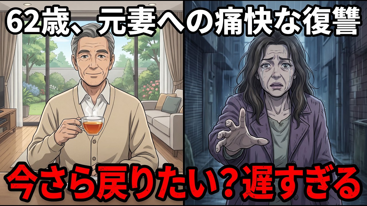 なぜ「甲斐性なし」と捨てた元妻が復縁を迫ってきたのか？62歳男が断った瞬間に感じた、人生最高の優越感【シニア朗読雑学】