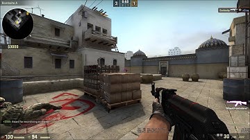 Ace with 1v4 clutch on de_dust2