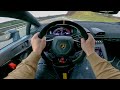POV: Lamborghini Huracan STO, 8.000rpm on the Autobahn (pure sound)