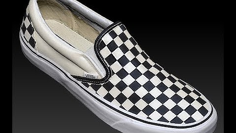 Photogrammetry Vans 3D scanning cleaning with Zbrush