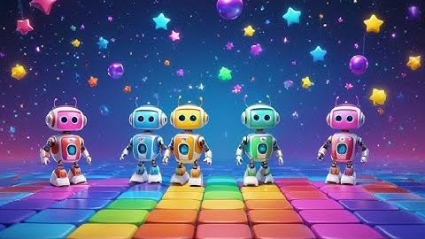 Six Toy Robots Count to Ten | Counting Song for Kids | Learn Numbers with Robots