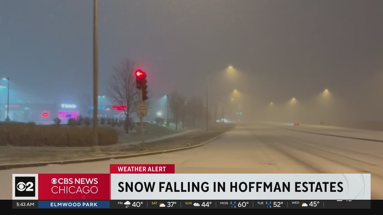 Snow impacting morning commuters in Chicago, suburbs - YouTube