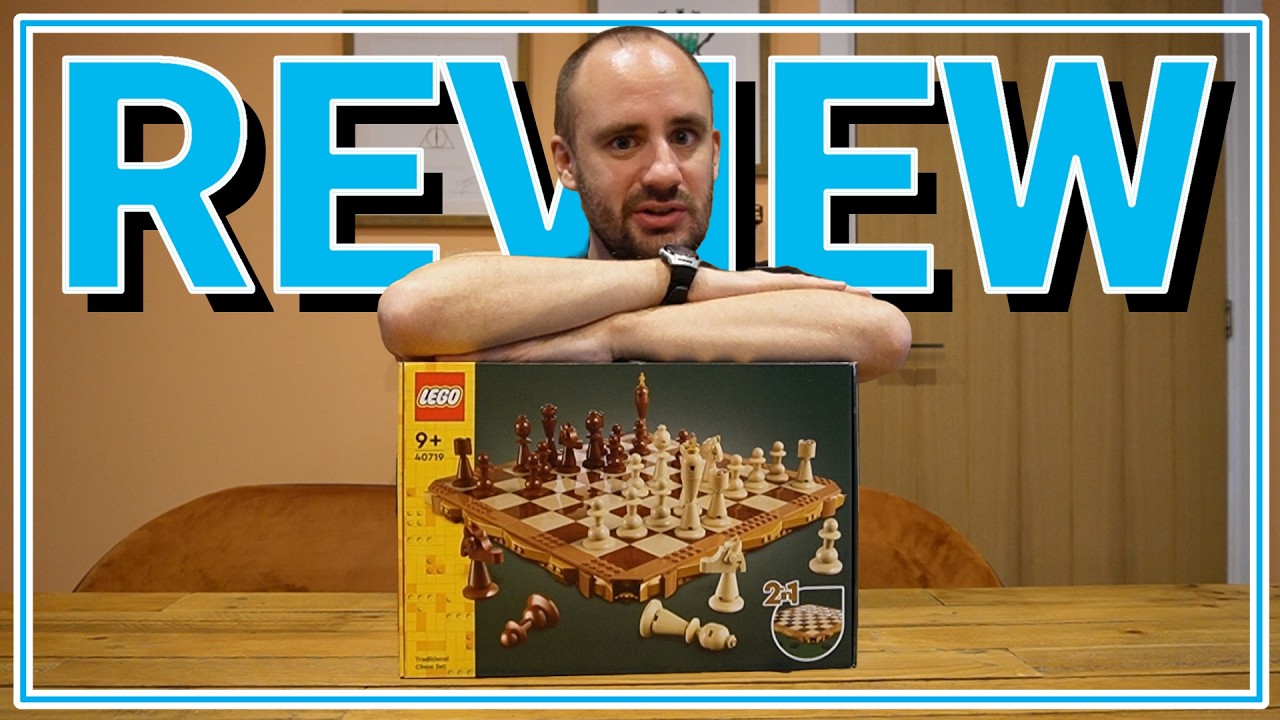 We review LEGO Traditional Chess Set while playing chess