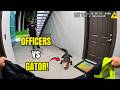 Police Bodycam: Officers Wrestle a 5-Foot Alligator Inside an Apartment!