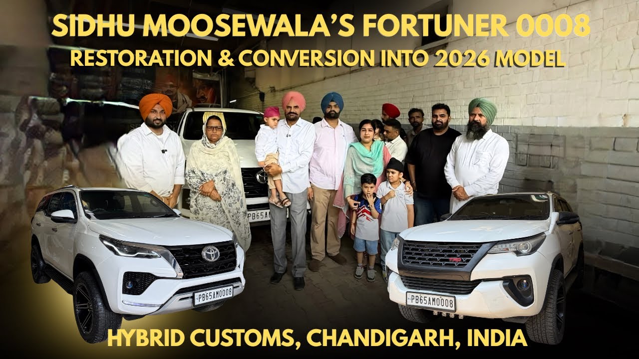 ⁣@SidhuMooseWalaOfficial  Toyota Fortuner Car 0008 | Restore Hybrid Custom India Dayakaranvlogs 