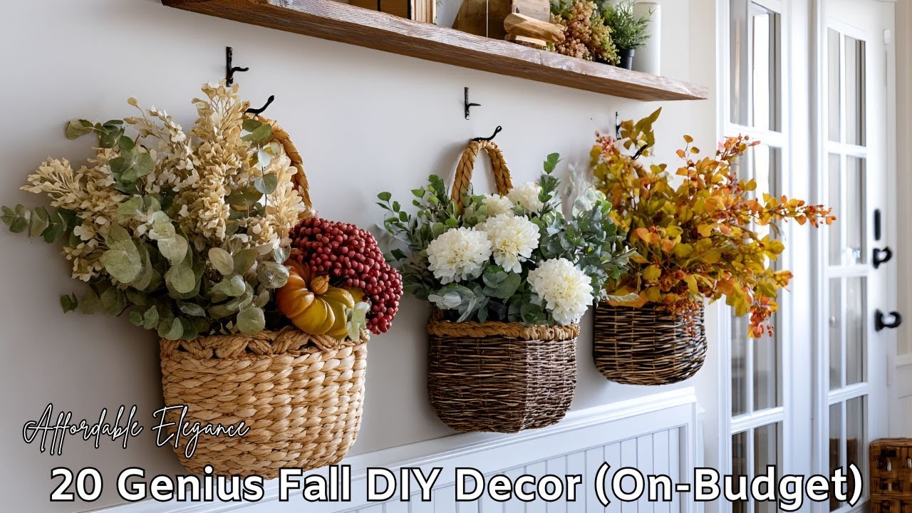 20 Genius Fall DIYs 2025 🍂 Luxury Home Decor on a Budget | Cozy Farmhouse Ideas