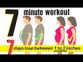 7 DAY WORKOUT CHALLENGE -TO LOSE BELLY FLAB -7 MINUTE HOME WORKOUT FOR MEN & WOMEN TO LOSE  WEIGHT