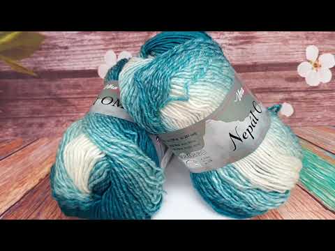 Video: Příze Nepál Ombré, 7416