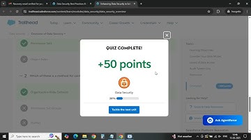 🔐 Overview of Data Security in Salesforce | Protect Your Data in Trailhead Salesforce 2025! 🚀