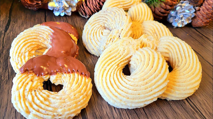 Schnelles einfaches Spritzgebäck Rezept in 2 Varianten ohne Gebäck Presse