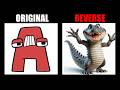 Reverse Alphabet Lore But They Are Animals (A-Z...) - All Alphabet Lore Meme Animation | TD Rainbow