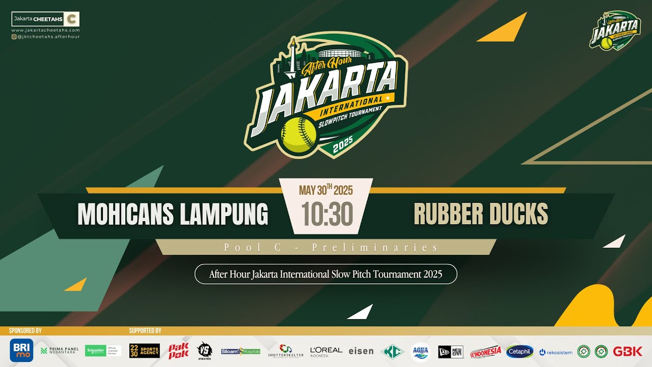 After Hour Jakarta International Slow Pitch Tournament 2025 - Mohicans Lampung vs Rubber Ducks