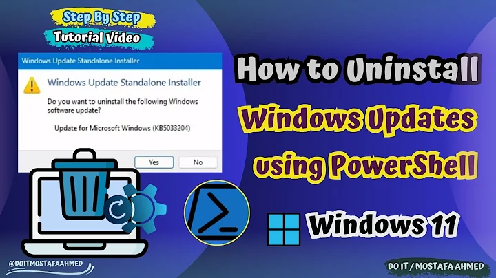 How to Uninstall Windows Updates Using PowerShell ( Step-by-Step Guide ) | Windows 11