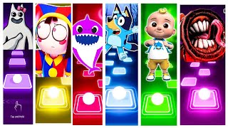 🍒 Siren House 🍒 Digital Circus Part 2 🍒 Garten Banban 🆚 Baby Shark vs Bluey 🆚 Gummy Bear - Tiles Hop