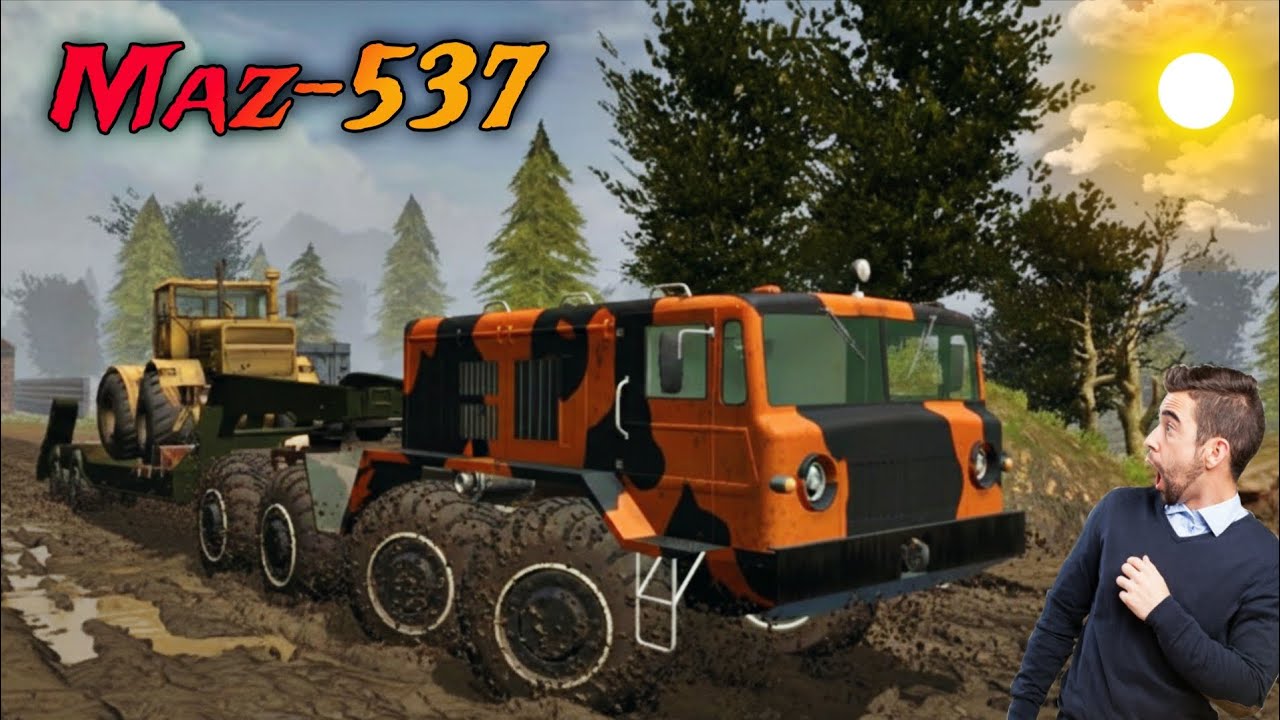 RTHD- Maz-537 Big Island 🏝️ off road test 🚛 upgrade -10-9-4 
