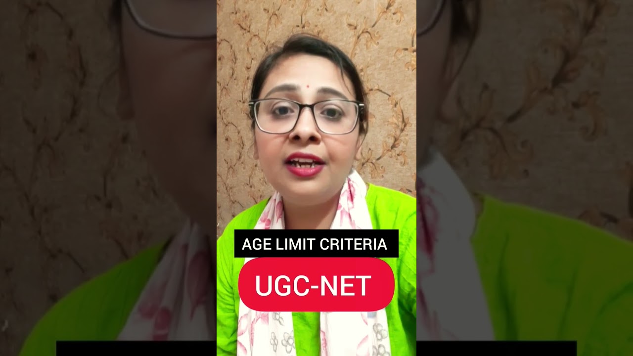 UGC NET 2025-26 AGE LIMIT FOR JRF & Assistant PROFESSOR/ GEN /SC/Women 