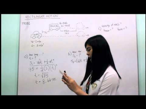 rectilinear motion with variable acceleration pdf