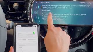 Our MINI Genius goes through a tutorial on how to pair your phone via Bluetooth or Apple CarPlay.