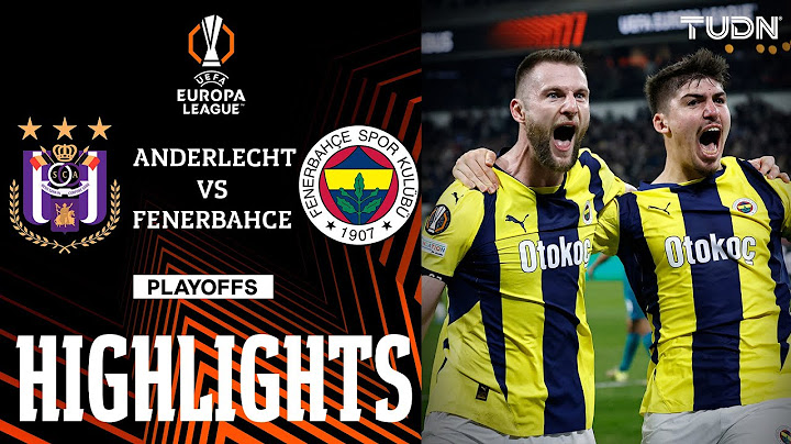 HIGHLIGHTS - Anderlecht vs Fenerbahçe | UEFA Europa League 2024/25 | TUDN