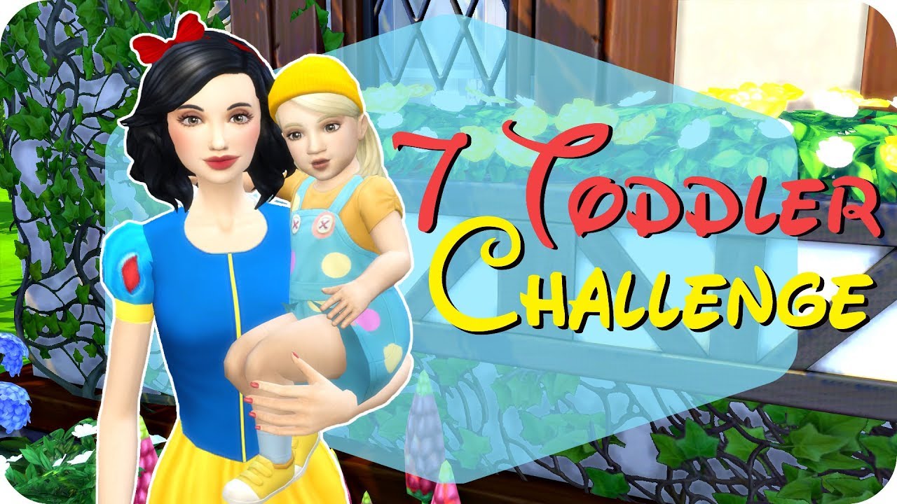 7 Toddler Challenge || The Sims 4 || EP 1 - SNOW WHITE AND THE 7 TOTS