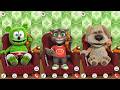 Talking Tom Cat vs Talking Ben the Dog vs Talking Gummy Bear - All Foods All Gadgets All Animations