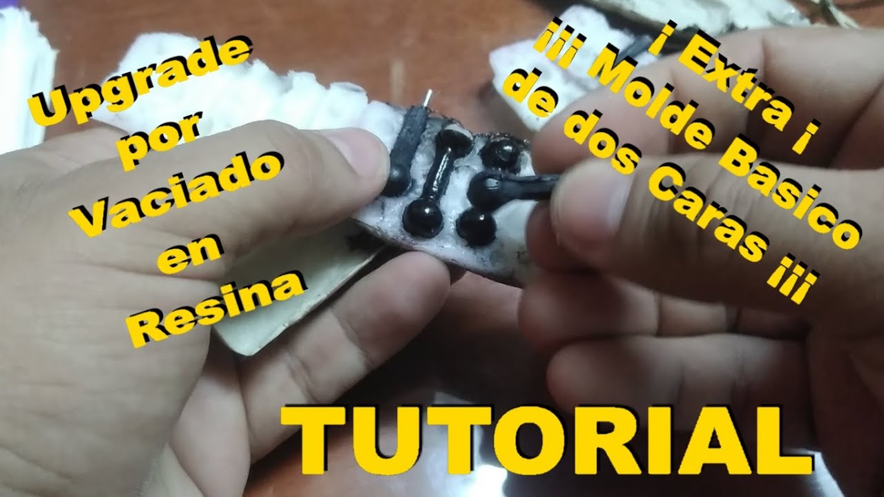 Mejora de la Articulación de Cuentita - Por Vaciado de Pivotes en Resina y Molde Básico de dos Caras