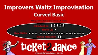 Curved Basic | Improvers Waltz | Partner Dance Lesson
