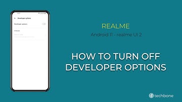 How to Turn Off Developer Options - realme [Android 11 - realme UI 2]